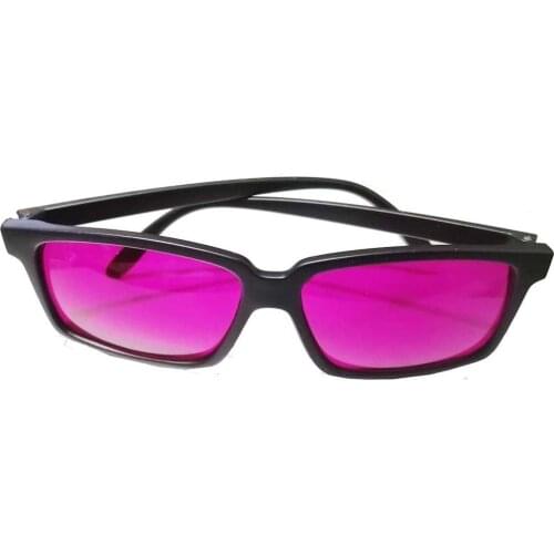 Red Green Color Blind Glasses Frame Purple Lenses Both Outdoor Indoor Correct Vision