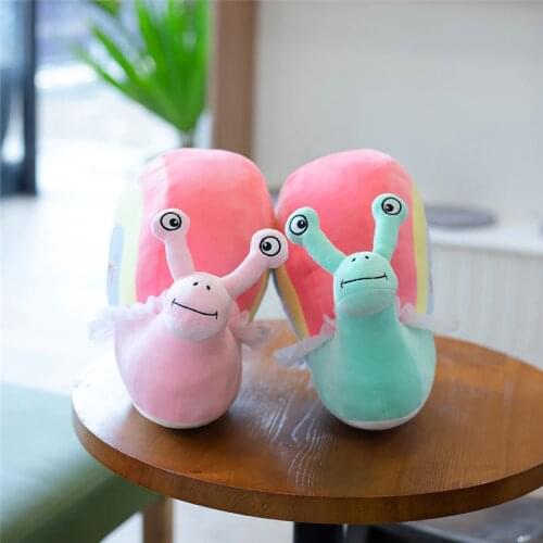 40-50cm Blue and Purple Snail Doll Animal Stuffed Plush Toy Linterior Decoration Adult Childrens Birthday Gift