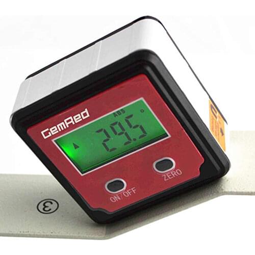 Magnetic Angle Finder Angle Gauge Protractor Inclinometer Clinometer Bevel Box Spirit Level Electronic Digital LCD backlight