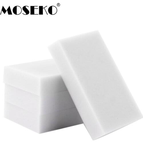 50 pcs/lot Melamine Sponge Magic Sponge Eraser Duster Wipes Cleaner for Kitchen Office Bathroom Nano Cleaning Sponge 10x6x2cm