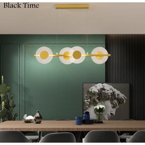 Minimalist LED Chandeliers for Dining Room Living Room Bedroom Home Hanging Pendant Chandelier Lamps Decor Lighting Fixtures