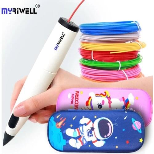 Myriwell RP-300B 3D pen and PCL 1.75mm filament with pen case,2021 new 3D pen.the best birthday gifts