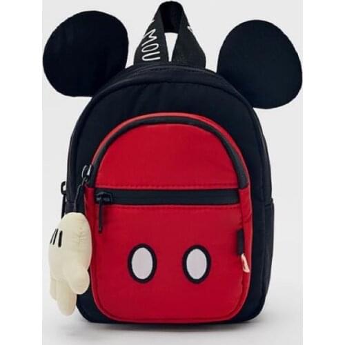 New Baby Backpack Mickey Mouse Little Hand Pendant Backpack Cute Cartoon Backpacks For Girls And Boys