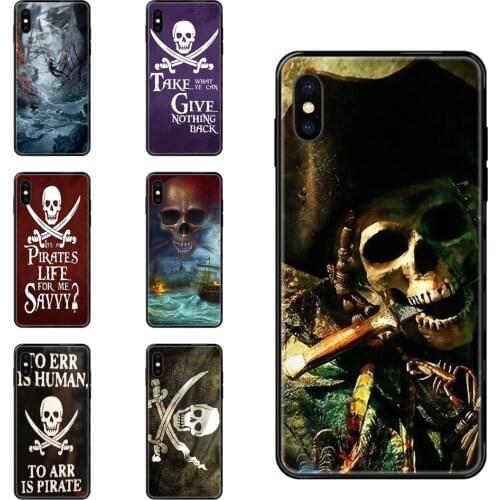 Under The Black Pirate Skull Flag For Galaxy A5 A6 A7 A8 A10 A10S A20 A20S A20E A21S A30 A30S A40 A50 A70 A71 A70E For Kid