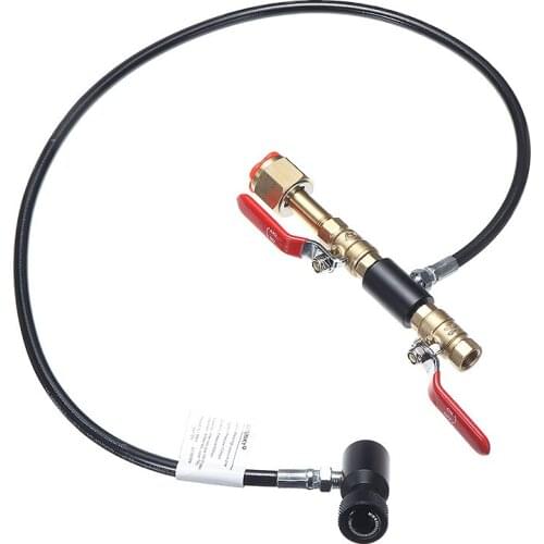 Durable 36" Soda Stream SodaStream Tank Cylinder Refill Station Filling Charging Adapter With Connector Hose Adapter