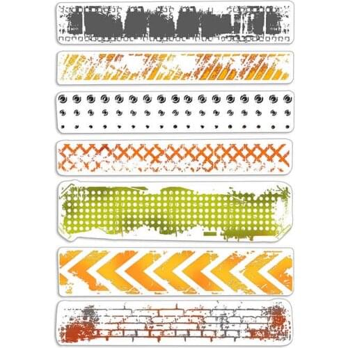 CLEAR STAMP background DIY Scrapbook Card album paper craft silicon rubber roller transparent stamps 3295