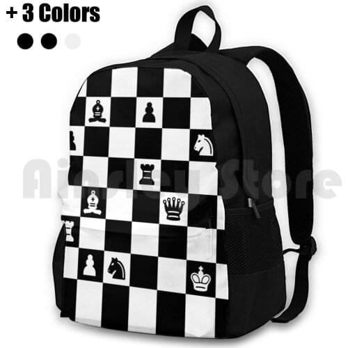 Chess You Only Live Once Outdoor Hiking Backpack Waterproof Camping Travel Chess You Only Live Once Yolo Julian Casablancas