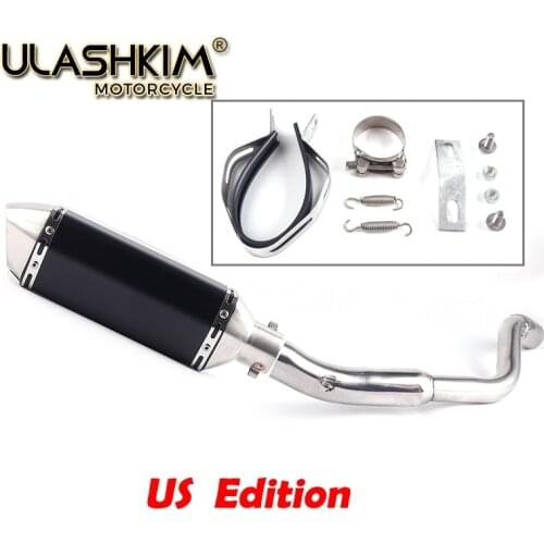 10% CB 600 For Honda CB600 CB600F Hornet 600 Without Exhaus Slip On Motorcycle Exhaust Muffler Escape Pipe Middle Link Pipe