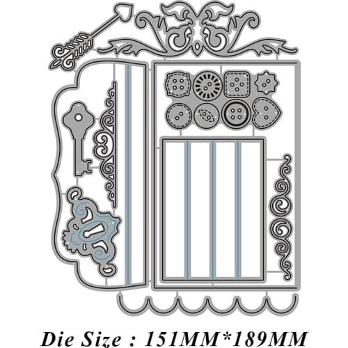 Christmas Cut Die Large Invitation Tabbed Page Purse Card Metal Cutting Dies Diy Molds Scrapbooking Paper Making Die Cuts Crafts