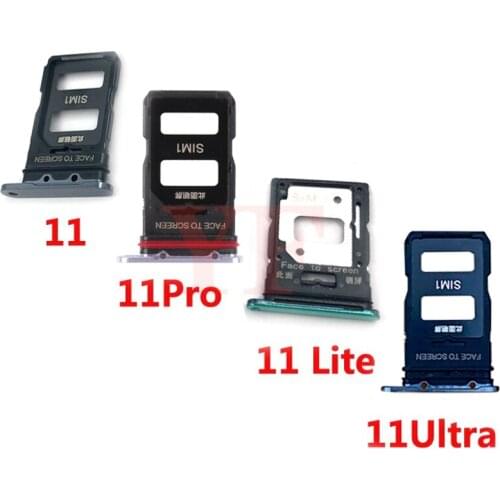 For Xiaomi Mi 11 Pro Lite Ultra Sim Card Tray Slot Holder Adapter Socket Replacement Parts