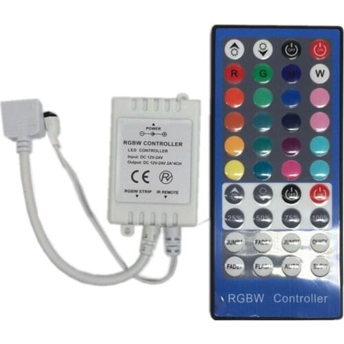 1Pcs 2.4G 4 Channels DC12V - 24V LED RGBW Controller Dimmer 40 Keys Remote Control For RGBW RGBWW 5050 SMD LED Strip light
