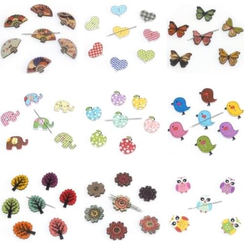 1Pcs Apply to DIY Cross stitch magnet Needle butterfly pattern kit flowers absorb magnet Needle Anti-lost magnets Color Random