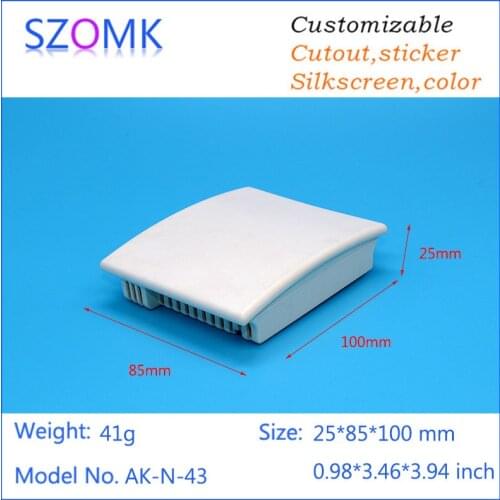 1 piece, 25*85*100mm szomk new plastic enclosure for electronic project GPS sensor enclosure humity distrubution project box
