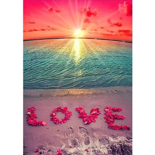 5D DIY diamond painting home decoration landscape round diamond mosaic handmade