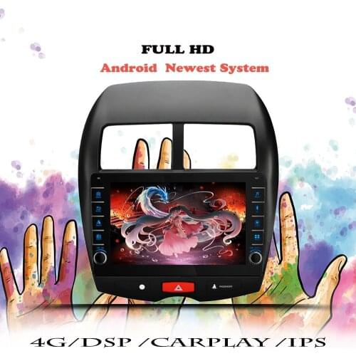 Android10.0 Car Radio Multimedia Video Player For Mitsubishi ASX 2010 2011 2012-2016 Navigation GPS No 2din 2 din DVD Head Unit
