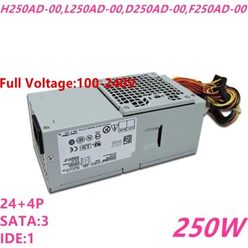 New PSU For Dell 580S 260S 620S V3800 V3900 Power Supply H250AD/L250AD-00 D250AD/F250AD-00 AC250PS-00 TFX0250D5W DPS-250AB-79 A