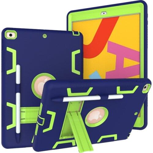 Case For iPad 8 10.2inch 2020 Kids Safe Armor Shockproof Heavy Duty Silicone PC Tablet Cover For iPad 10.2 2019 Back Capa