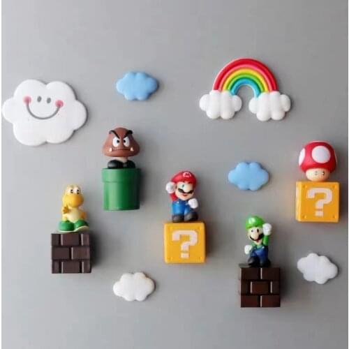 Fridge Magnets Refrigerator door decor Home decor 3D C ute Catoon Magnets Sticker