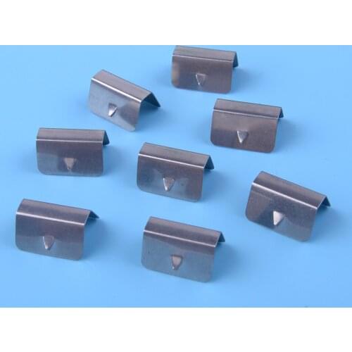 DWCX 8 Pcs Stainless Steel Auto Universal Replacements Accessories In Channel Rain Wind Eyebrow Fixed Clips