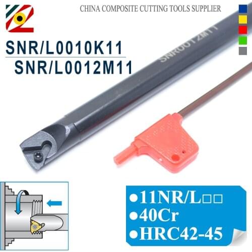 EDGEV SNR0010K11 SNL0010K11 SNR0012M11 SNL0012M11 SNR SNL CNC Lathe Cutter Internal Threaded Tool Holder 11NR 11NL Inserts
