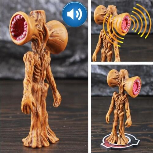 Sound SirenHead Figurine SCP 6789 Siren Head 10cm Model Collectible Urban Legend Horror Toys Anime Vocal Action Figure Kids Gift