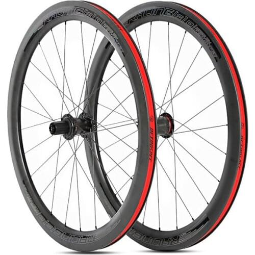 700c Disc Brake Wheelset Road Bike Carbon Wheels 50mm Depth 25mm Width Thru Axle 12*100mm 12*142mm Adapter QR5mm 9*100mm 9*130mm