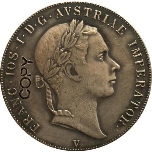 1853 Italy 1 Scudo - Franz Joseph I coins copy