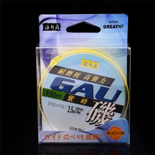 100 Meters Fishing Line Winter Fishing Goods Semi-floating Braided Nylon Main Line for Sea Fish Fluorocarbon Fishery Accessories