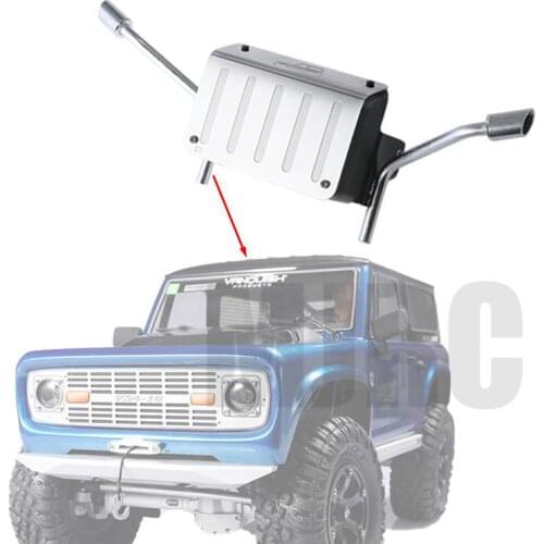 Metal Fuel tank and exhaust pipe 1/10 Rc crawler truck VP VS4-10 ORIGIN LIMITED tail exhaust pipe VP VS4 PRO VPS09003/4