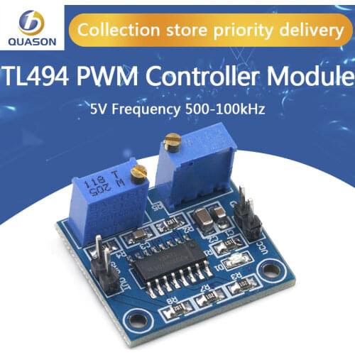 1PCS TL494 PWM Controller Module Adjustable 5V Frequency 500-100kHz 250mA