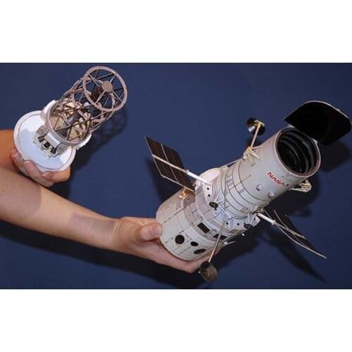 Hubble Space Telescope HST DIY Handcraft Paper Model Kit Puzzles Handmade Toy DIY