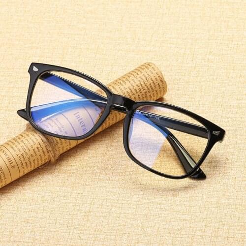 Classic Square EyeGlasses Frames for Women Vintage Clear Prescription Eye Glasses Frame Men Plastic