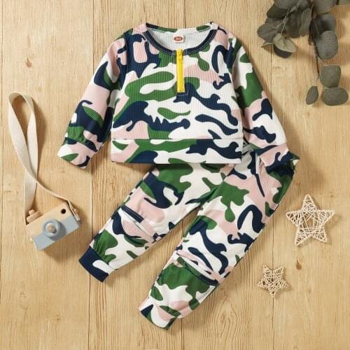 Toddler Clothes Baby 2Pcs Fall Outfits Long Sleeve Dinosaur Tops Bow Pants Child Girl Boy Childrens Set