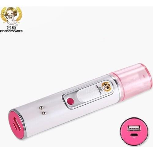 Portable Handy Mist Sprayer Vapor Facial Body Nebulizer Mini USB Nano Moisturizing Skin Care Face Steamer & Power Bank