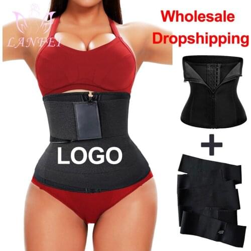 LANFEI Waist Trainer Belt Tummy Wrap Girdle Zipper Body Shaper Fajas Modeling Belly Strap Women Slim Waist Cincher Drop Shipping