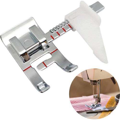 1Pcs Domestic Sewing Machine Presser Foot with Adjustable Guide for Channel Quilting Household Sewing Accessories Part