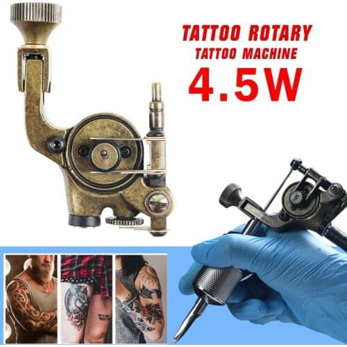 Professional 4.5w Strong Motor Rotary Tattoo Machine Elephant Design Tattoo Guns Pen Shader And Liner Tattoo Accessories Tool