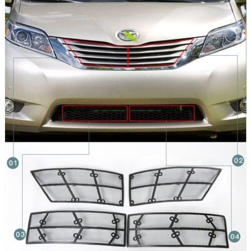 Car Front Grill Insect Net Insect Screening Mesh for sienna