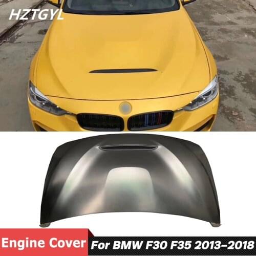 Iron Material GTS Style Engine Bonnet Hood Cover For BMW 3 Series F30 F35 Facelift M3 Style 2013-2019