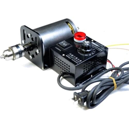 DC220V 350W 680W 7000rpm double bearing, DIY high speed adjustable speed lathe, electric drill, bead machine motor