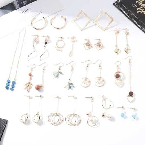 Fashion Statement Earrings Big Geometric Earrings For Women Hanging Dangle Earrings Drop Earing modern Jewelry