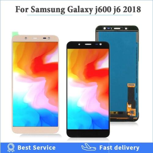 LCD Screen For Samsung Galaxy J6 2018 J600 J600F/DS J600G/DS LCD Display Touch Screen Digitizer Assembly Can Adjust Brightness