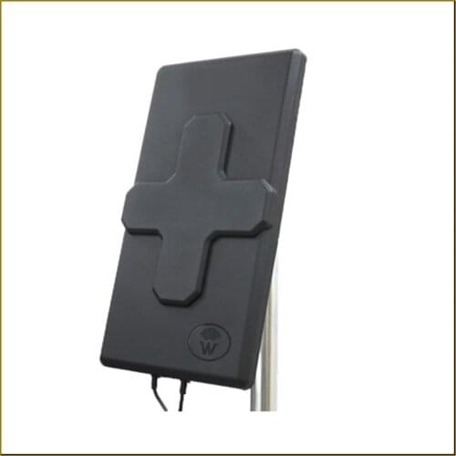 24dBi outdoor 4G LTE MIMO antennaLTE dual polarization panel antenna SMA male connector 10M cable for huawei 4G router