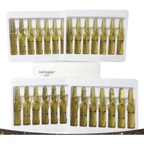 28Pcs Fullerene Hyaluronic Acid Ampoule Face Serum Shrink Pores Anti-Ance Nicotinamide Whitening Moisturizing Wrinkle