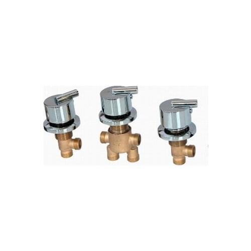 3pcs = 1 set shower room faucet Massage, bathtub set water segregator switch cold and hot water switch shower mixing valve