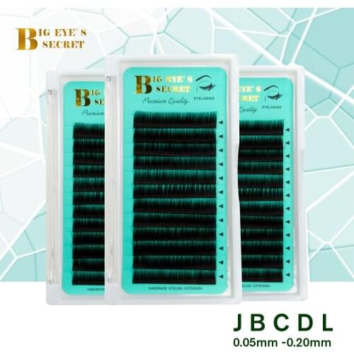 Big Eyes Secret Lashes B C D L Curl Individual Lashes Faux Mink Lash Extension Makeup maquiagem cilios Eyelash Extension