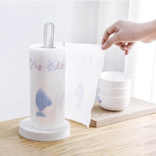 Paper Holders Roll Holder British Chrome Plastic Kitchen Bathroom Tissue Paper Towel Rack
