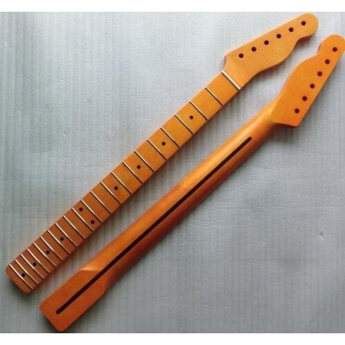 Disado 21 Frets inlay dots One Piece maple Electric Guitar Neck Guitar Parts Musical instruments accessories can be customized