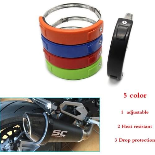 Hot Sell For HONDA MSX125 MSX 125 2013-2015 Motorcycle Accessories Silencer/Round Oval Exhaust Protector Can Cover