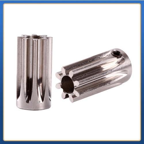 3D printer 45 steel carbon steel metal motor spindle gearbox transmission parts processing module 1 teeth 8 outer diameter 10